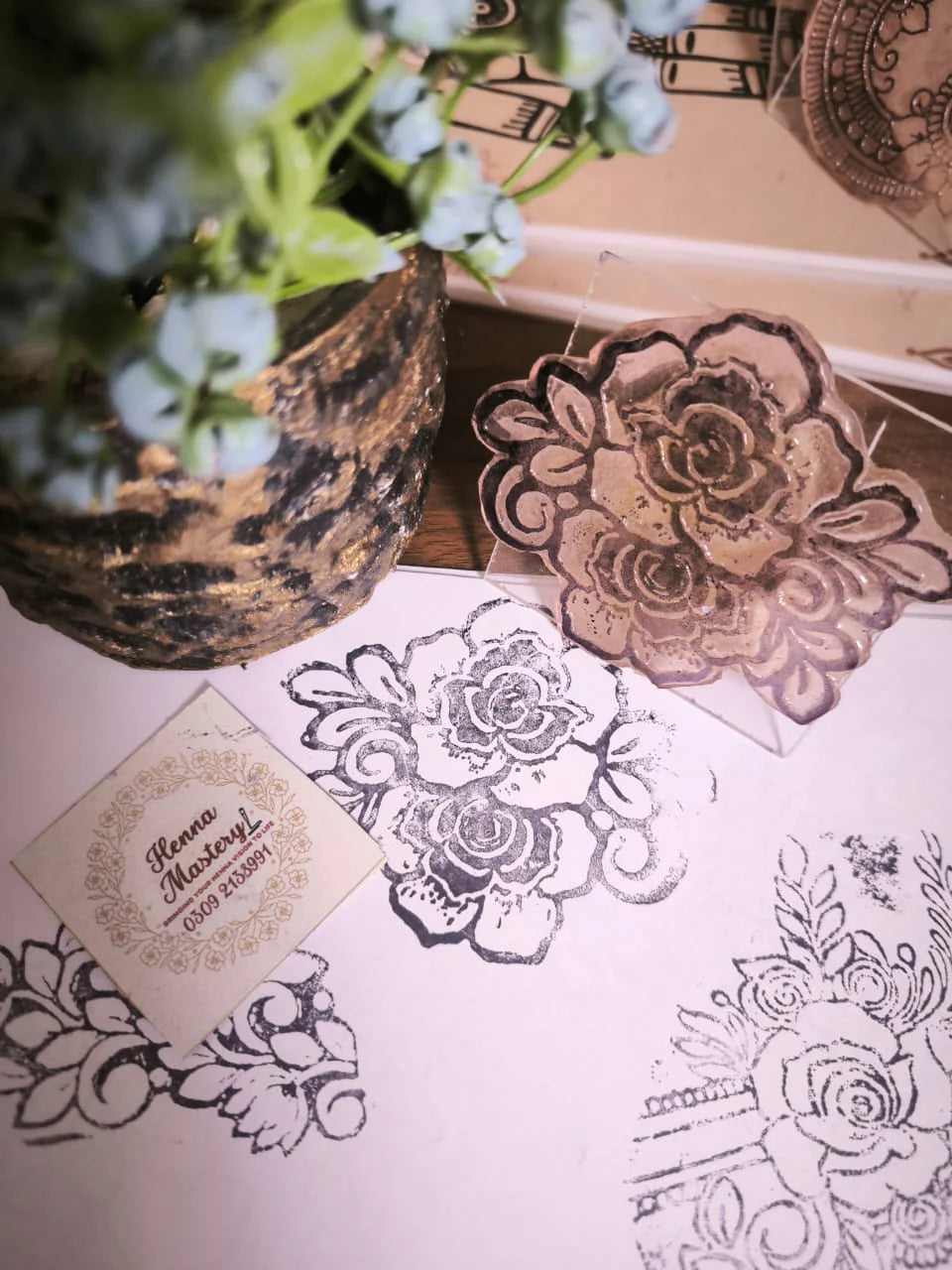 Reusable Mehandi/Henna Stamps (Select any design of your choice ) +FREE DELIVERY