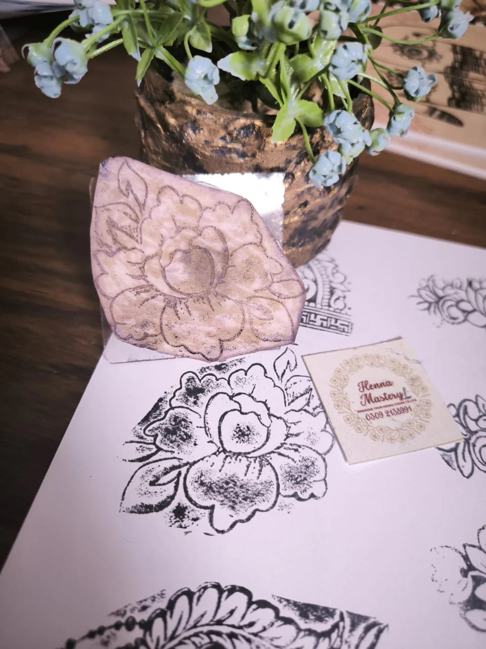 Reusable Mehandi/Henna Stamps (Select any design of your choice ) +FREE DELIVERY