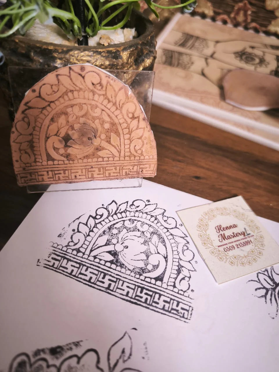 Reusable Mehandi/Henna Stamps (Select any design of your choice ) +FREE DELIVERY