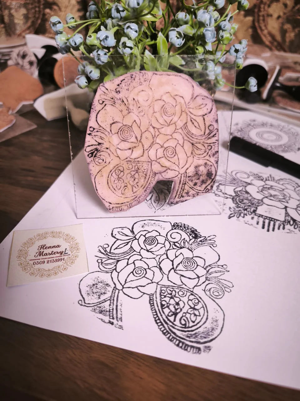 Reusable Mehandi/Henna Stamps (Select any design of your choice ) +FREE DELIVERY